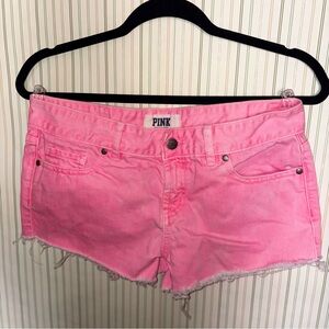 PINK Victoria's Secret Women's Pink Denim Shorts